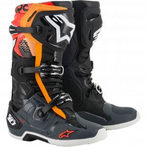 Cizme Alpinestars Tech 10 Black/Grey/Orange/Red
