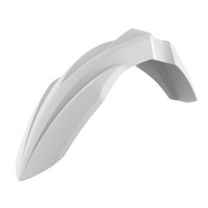Aripă fată Polisport Kawasaki KXF250 17-22/KXF450 16-21 alb