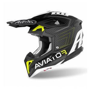 Cască Airoh Aviator 3 Primal Yellow Matt 2021