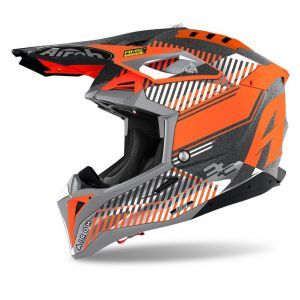 Cască Airoh Aviator 3 Wave Orange Chrome 2021