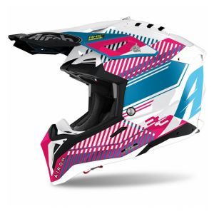 Cască Airoh Aviator 3 Wave Pink Gloss Chrome 2021