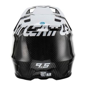 Cască Leatt 9.5 Carbon White V23 (Ochelari Velocity 6.5 cadou)