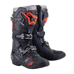 Cizme Alpinestars Tech 10 Black/Red fluo