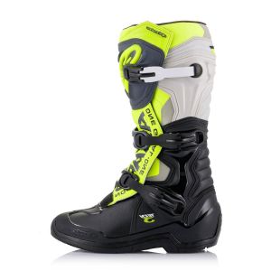 Cizme Alpinestars Tech 3 Black/White/Yellow fluo