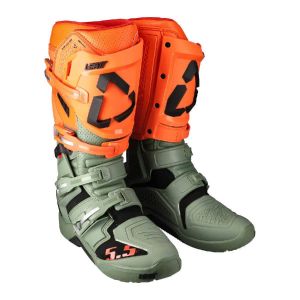 Cizme Leatt Flexlock Enduro 5.5 Orange/Cactus