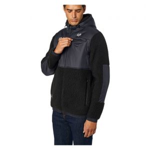Honorac Fox Dayton Zip Fleece Black