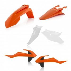 Kit plastice Polisport KTM 85 SX 18-19 portocaliu/alb