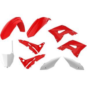 Kit plastice Polisport Honda CR 125/250 R 02-07 roșu/alb