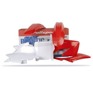 Kit plastice Polisport Honda CR 125/250 R 04-07 roșu/alb
