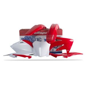 Kit plastice Polisport Honda CRF 250 08 roșu/alb