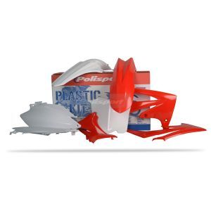Kit plastice Polisport Honda CRF 250 11-13 CRF 450 11-12 roșu/alb
