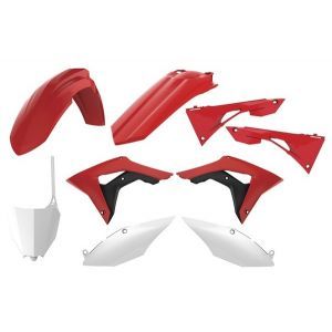 Kit plastice Polisport Honda CRF 250 18 -21 CRF 450 17-20 roșu/alb