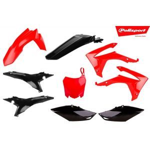 Kit plastice Polisport Honda CRF 250 18-21 CRF 450 17-20 roșu/negru