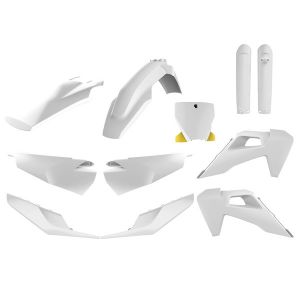 Kit plastice Polisport Husqvarna FC/TC 125/250/350/450 19-22 alb