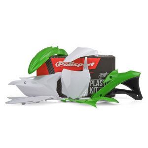 Kit plastice Polisport Kawasaki KX85 14-21 verde/alb