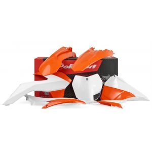 Kit plastice Polisport KTM 14-16 portocaliu/alb