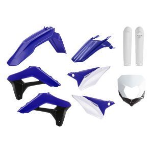Kit plastice Polisport Sherco 2T/4T 17-21 albastru/alb