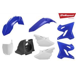 Kit plastice Polisport Yamaha YZ125/250 02-14 albastru/alb