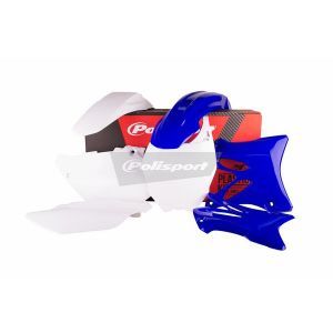Kit plastice Polisport Yamaha YZ125/250 06-14 albastru/alb