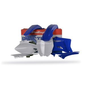 Kit plastice Polisport Yamaha YZF 250/450 06-09 albastru/alb
