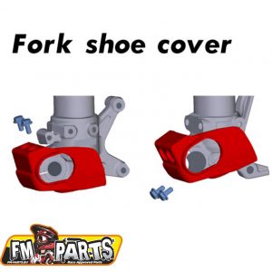 Kit protecție furcă Fm-Parts Beta roșu