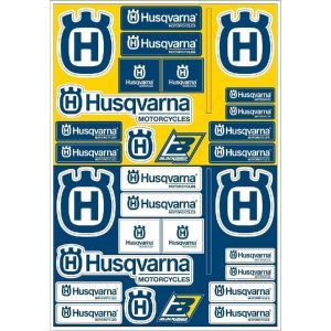 Kit stickere Blackbird Husqvarna logo 35x50 cm