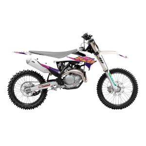 Kit stickere Blackbird KTM EXC 19-23 White/Purple/Pink