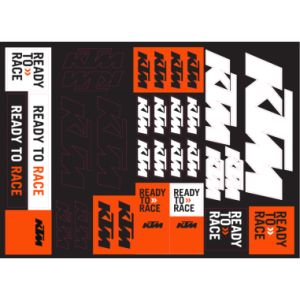 Kit stickere KTM Corporate