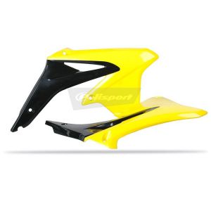 Laterale rezervor Polisport Suzuki RMZ450 08-17 galben/negru