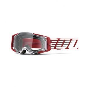 Ochelari 100% Armega Oversized Deep Red Clear Lens