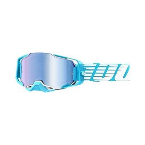 Ochelari 100% Armega Oversized Sky Mirror Blue Lens