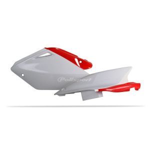 Panouri laterale Polisport Honda CRF 250 04-05 alb/roșu