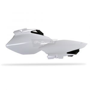 Panouri laterale Polisport Yamaha YZF 250/450 06-09 alb/negru