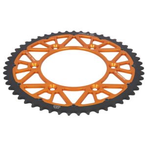 Pinion spate oțel-aluminiu JT SPROCKETS KTM/Husqv./Gasgas portocaliu