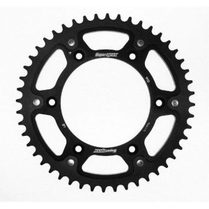 Pinion spate oțel-aluminiu Supersprox KTM/Husqv./Gasgas negru