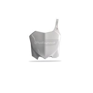 Placă număr Polisport Honda CRF 250 11-13 CRF 450 11-12 alb