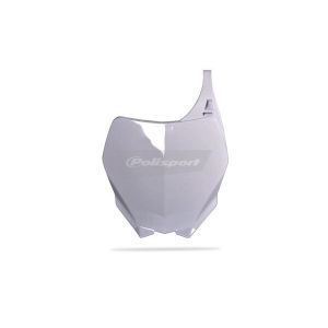 Placă număr Polisport Honda CRF 250 18-21 CRF 450 17-20 alb