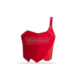 Placă număr Polisport Honda CRF 450 09-12 CRF 250 10-13 roșu