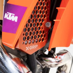 Protecții radiator X-Grip KTM EXC(F), Husqvarna TE, FE, 2024-> portocaliu