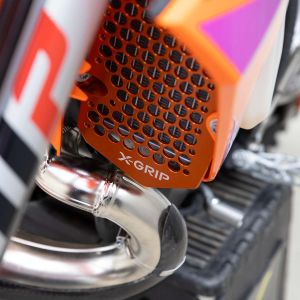 Protecții radiator X-Grip KTM EXC(F), Husqvarna TE, FE, 2024-> portocaliu