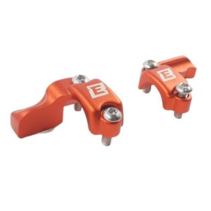 Set bride protecție pompă fr&acirc;nă/ambreiaj Brembo pt. KTM/ Husqvarna/ Sherco (forjat) orange