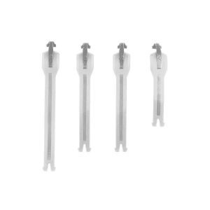 Set curele cizmă Leatt 4.5/5.5 alb