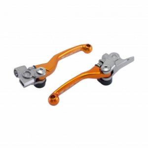 Set manete flexibile frană+ambreiaj Zeta KTM 14-22 Brembo portocaliu