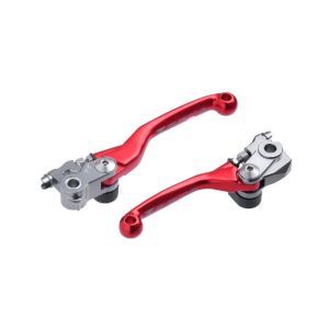 Set manete flexibile frană+ambreiaj Zeta Honda CRF 21-22 roșu