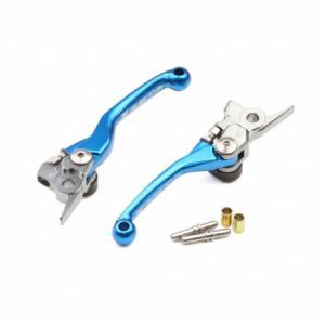 Set manete flexibile frană+ambreiaj Zeta SX/TC 65/85 Formula albastru