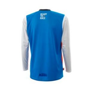 Tricou KTM POUNCE White/Orange/Blue