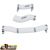 Kit Furtunuri Radiator Silicon Fm-Parts KTM / Husqvarna /Gas Gas 250/300 20-22 Alb