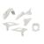 Kit Plastice Polisport Beta RR 2T/4T 20 -22 Alb