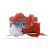 Kit Plastice Polisport GasGas EC 125/ 200/250/300 05 -06 Roșu/alb