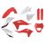 Kit Plastice Polisport GasGas EC/EC-F 125-450 21-22 Roșu/alb